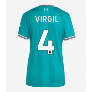 Liverpool Virgil van Dijk #4 Tredje Tröja Kvinnor 2025-26 Kortärmad